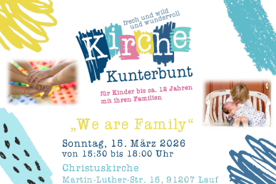 Kirche Kunterbunt am 15.03.2026