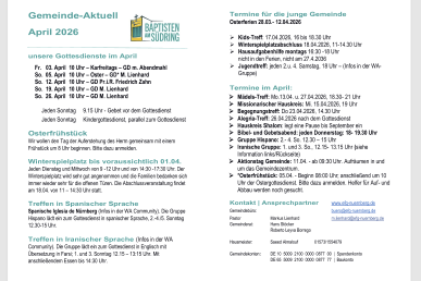 Gemeinde Aktuell April 2026